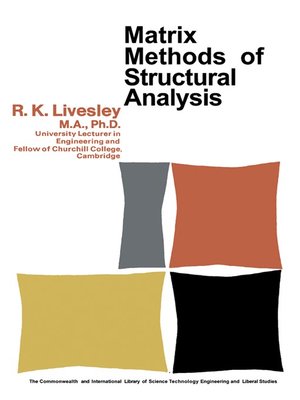 cover image of Matrix Methods of Structural Analysis